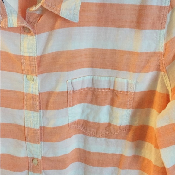 JCPenney Summery Tangerine Striped Top - Picture 5 of 7